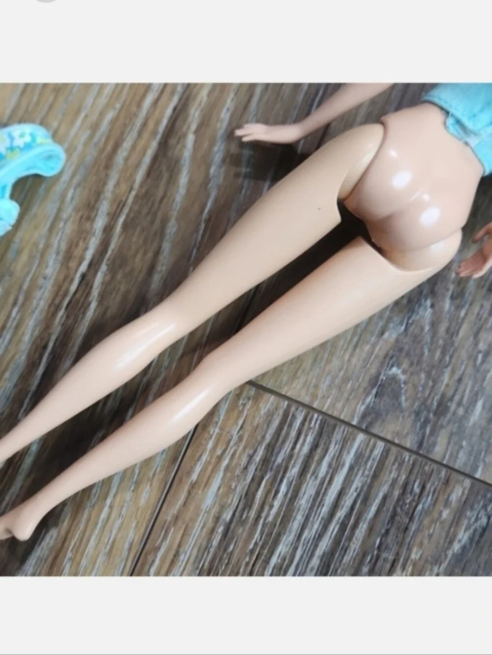 Vintage Barbie Blue Flowers 3 pc Outfit